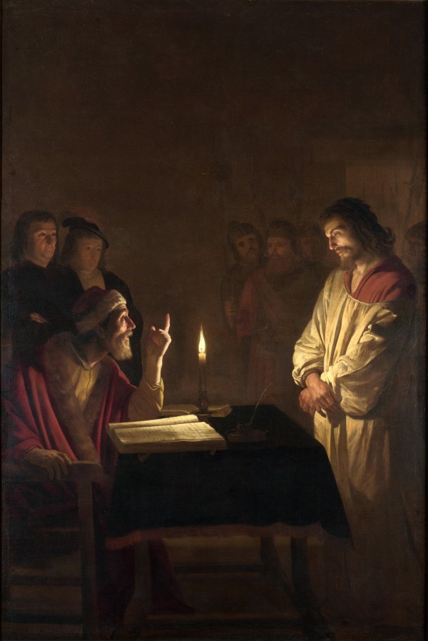 Christ before the High Priest by Gerrit van Honthorst